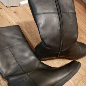 Italian Leather Girls Boots